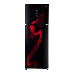 PEL DIGITRON FLAT GLASS DOOR INVERTER REFRIGERATOR Model 21960 RED BLAZE