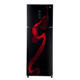 PEL FLAT GLASS DOOR INVERTERON REFRIGERATOR Model 22260 RED BLAZE
