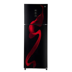 PEL FLAT GLASS DOOR INVERTERON REFRIGERATOR Model 22260 RED BLAZE