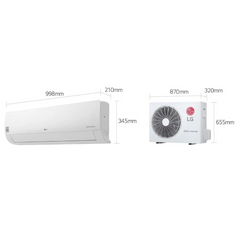 LG 2.0 Ton Dual T3 Inverter Split Air Conditioner S4NWBDK2F31