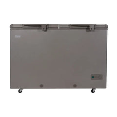 HAIER DOUBLE DOOR INVERTER DEEP FREEZER Model HDF-385IG GREY